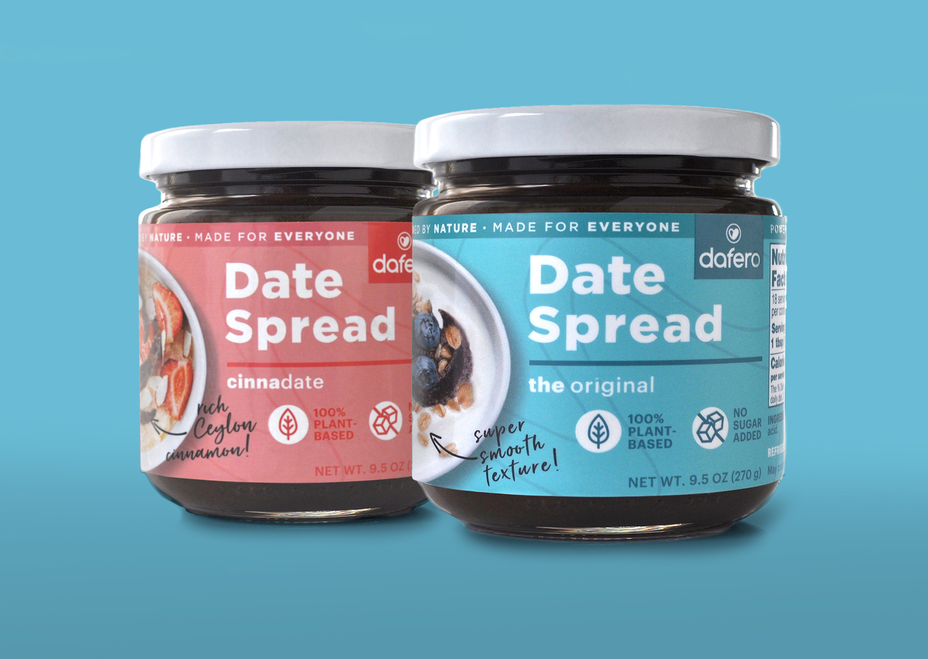 Dafero Date Spreads Brand and Package Redesign